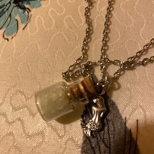 Handcrafted mermaid tears necklace